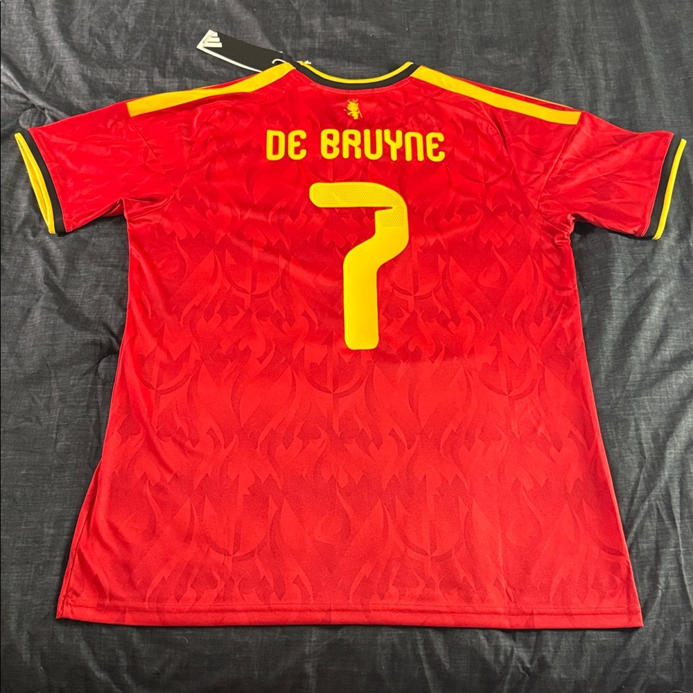 Belgium 🇧🇪 #7 Kevin de Bruyne 2026 FIFA World Cup Home Adidas Jersey